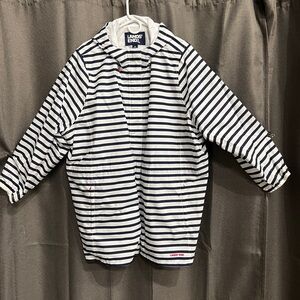Lands' End Women’s Striped Jacket - Blue and White